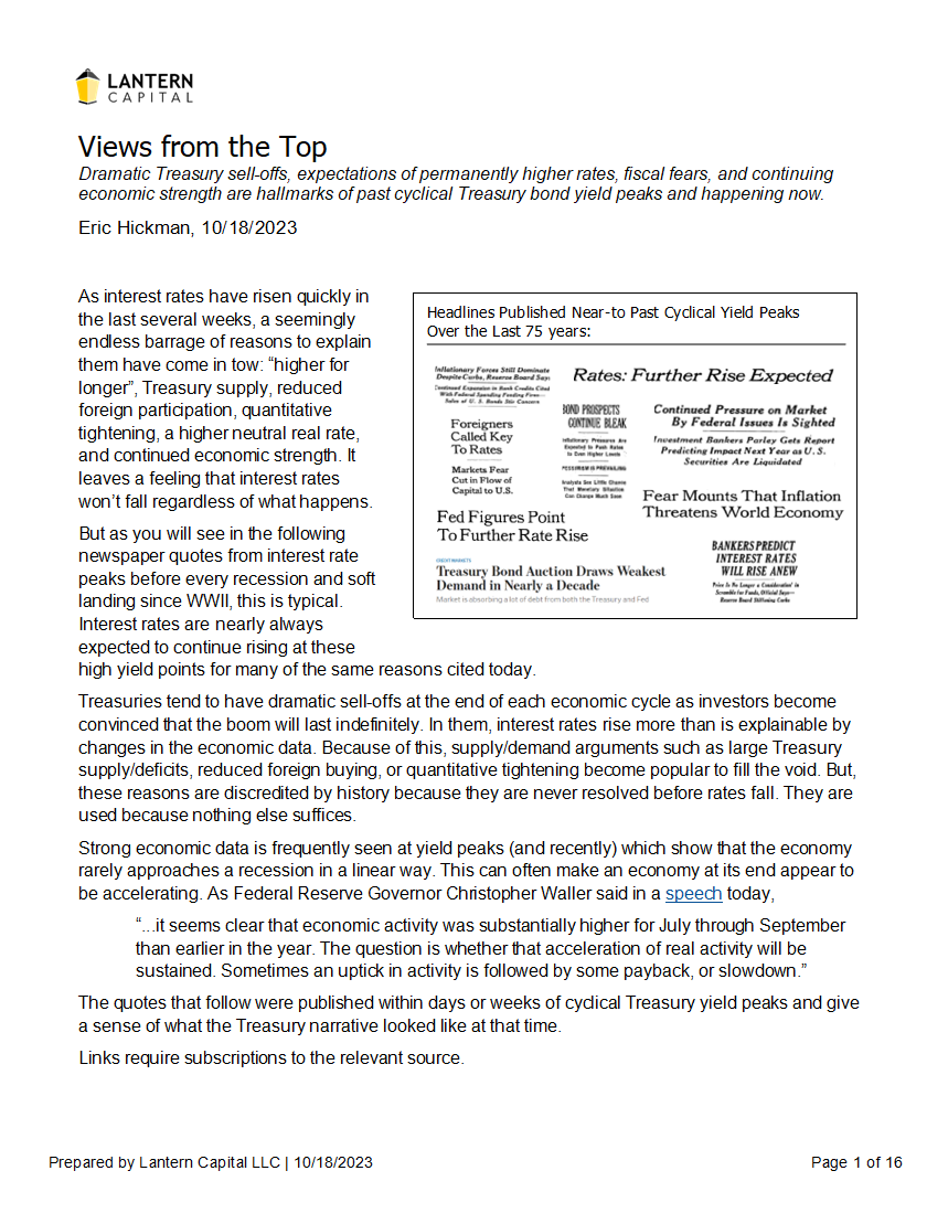 Special Report: Views from the Top